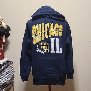 Chicago IL Hoodie - Navy Blue